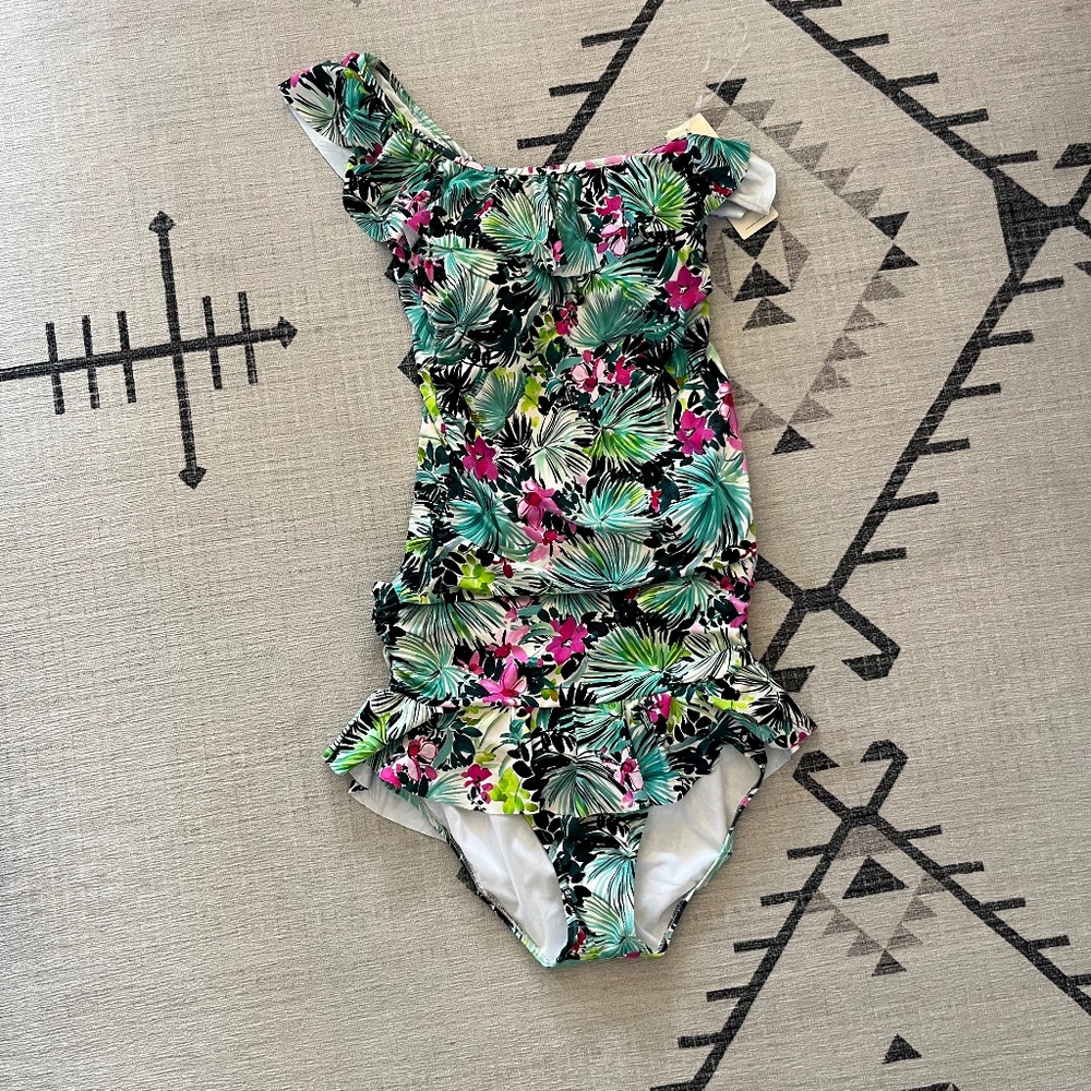 NEW Profile by Gottex Swim Beautiful Day Tankini and Skirt size 14